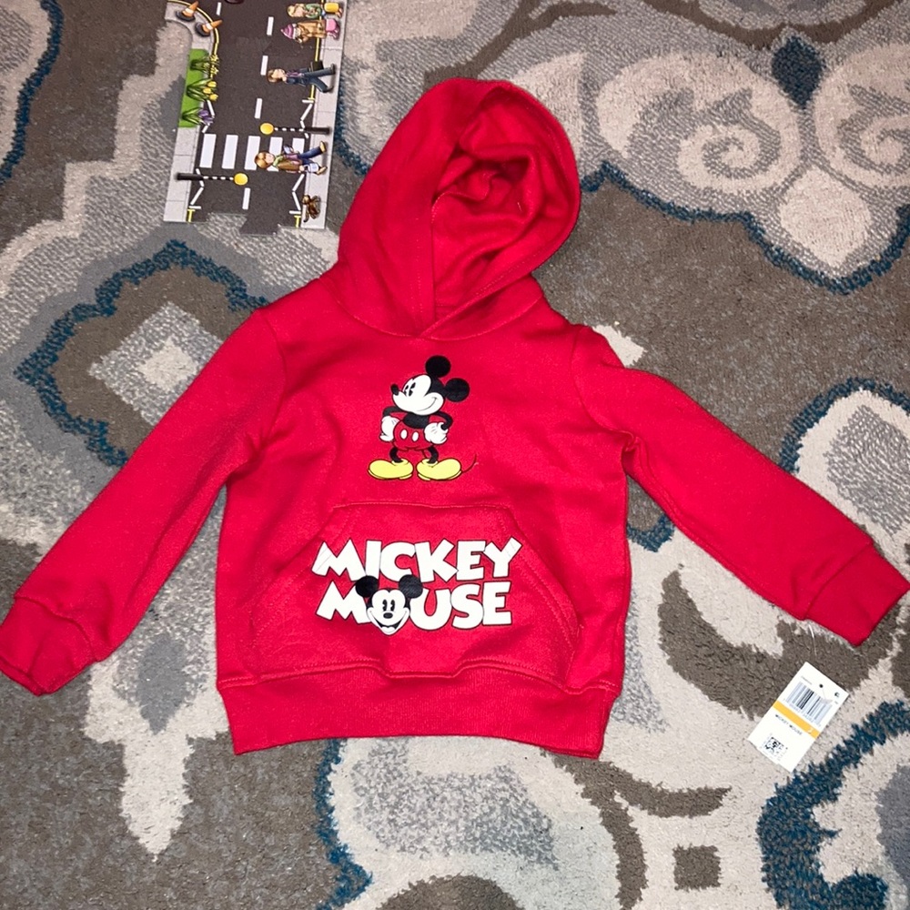 Disney Junior Mickey Red Hooded Sweatshirt